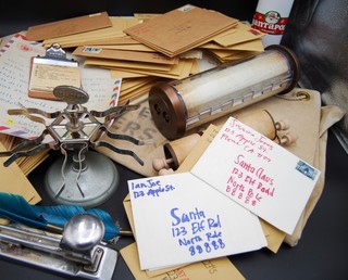 The Santa Clauses Clause Letters Dept Envelopes Bag