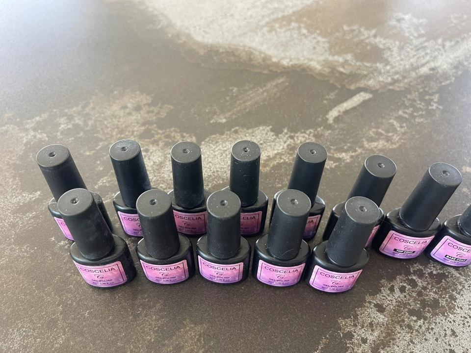 Varios Coscelia Gel Esmalte de Uñas Colores Gel Uñas Top Coat Base Coat 13 un. Foto 2 de 3