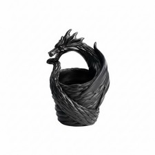 Drachen-Blumentopf kompakt Pflanztopf handgefertigt f&uuml;r Schreibtisch, Garten