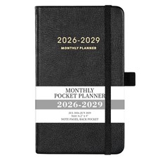 2026-2029 Pocket Planner - 3 Year Monthly Planner 2026-2029, Jul.2026 - Jun.2...