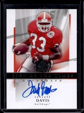 2014 SP Authentic Terrell Davis Sign of the Times Auto #SOTT-TD Bulldogs