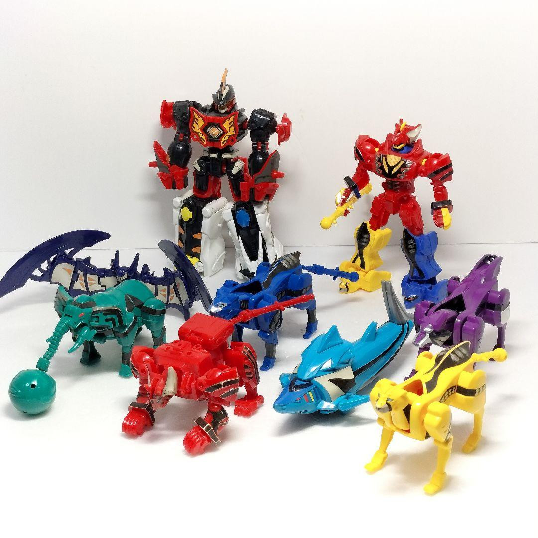 Power Rangers Jungle Fury Gekiranger Minipla Completed Set