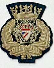 Vintage British Airways Pilot Cap Badge Band Bullion Wings 1970s Airline Uniform