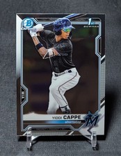 Yiddi Cappe 1st Prospect Rookie 2021 Bowman Chrome Card #BCP-199 Miami Marlins