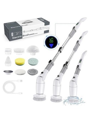 Elektrische Reinigungsbürste, Electric Spin Scrubber Mit 8 Austauschbaren...