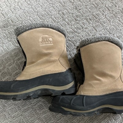 Sorel Waterproof Insulated Mid-Calf Snow Boots Tan Black  display picture 1
