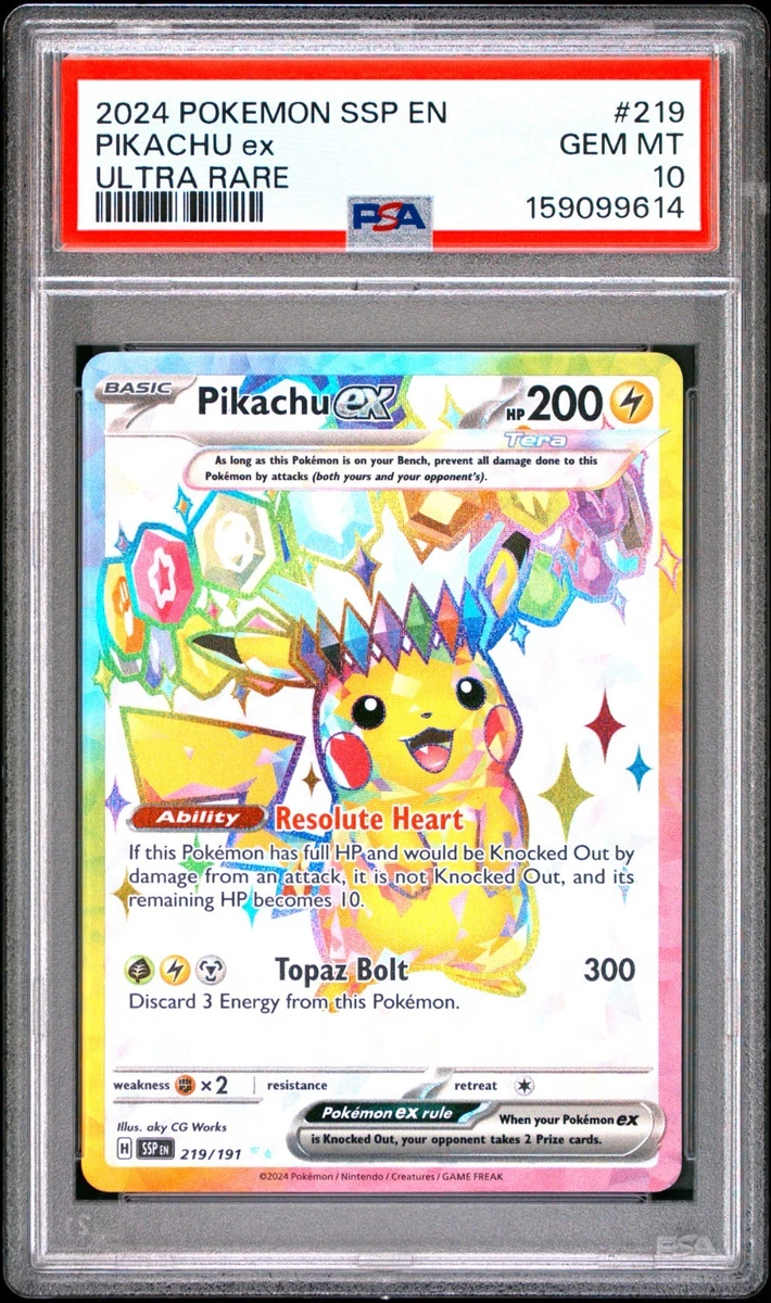 Pikachu Ex Pokémon TCG Cards for sale | eBay