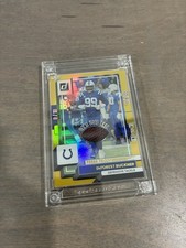 2025 Jersey Fusion Game Used Ball Press Proof DeForest Buckner Colts #55 9/16