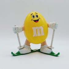 Dispenser m&m's sky yellow color Mars 1991 vintage genuine oficial product