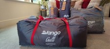 Vango Galli 11 Poled Low Drive Away Awning With Protector,Carpet,Double Bedroom.