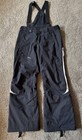 Spyder Ski Pants Mens Size Medium Bibs Snow Trousers black  with suspenders