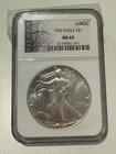 1992 U.S. Mint American Silver Eagle NGC MS69 1 oz .999 Silver