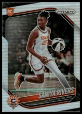 2025 Panini Prizm WNBA #131 Saniya Rivers Silver Prizms