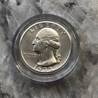 1932 SILVER WASHINGTON QUARTER. BU Condition.