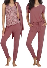 New Live 2 Lounge Ladies’ Lounge 4 Piece Essential Lounge Set Large L Rose