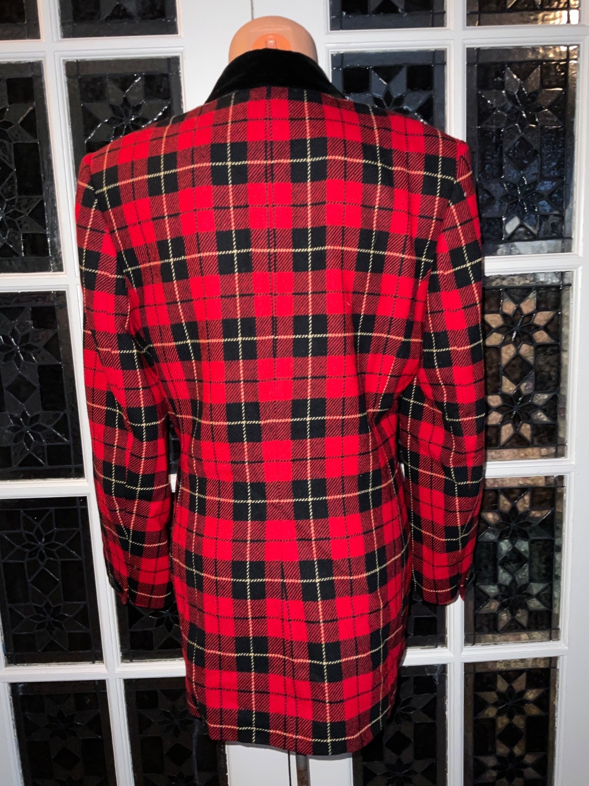 Vintage Woman’s Pendleton Wool Red Plaid Blazer J… - image 5