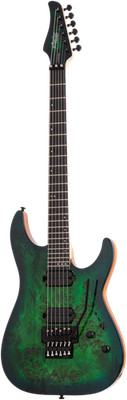 SCHECTER C-6 FR Pro Aqua Burst Electric Guitar