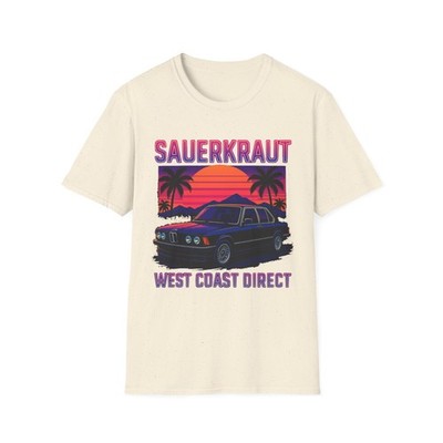 Sauerkraut BMW e21 Adult Tee West Coast Direct Original 