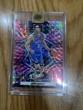 2021 - 2022 Mosaic Josh Giddey RC NBA Debut  Pink Swirl 01/11 Rare 