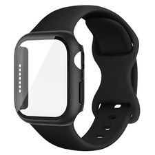 Correa de silicona con hebilla de mariposa para Apple Watch Series 10