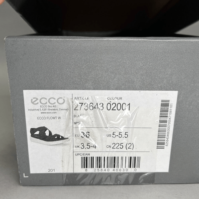 その他 No.36 Ecco Flowt Sandals Women's 5.5 Black Elastic Strap Athletic