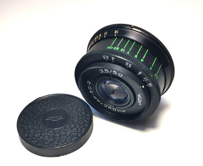   INDUSTAR 50-2 f3.5/50mm KMZ - serviced and tested MADE in USSRpancake lens SLR