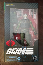 Hasbro G.I. Joe Classified Series Cobra Grim Viper Figure w  Gun & Knife