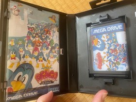 Pepenga Pengo MD NTSC-J CIB Japan Import Retro Sega Mega Drive Japanese