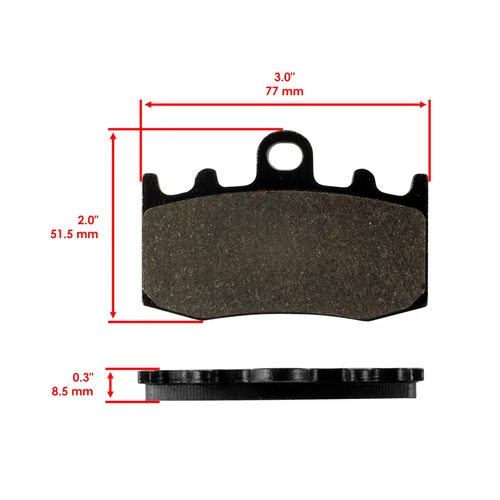Front Rear Brake Pads for BMW K1200Rs 2001-2007 / K1200Gt K 1200Gt 2003-2006 - Imagen 2 de 8