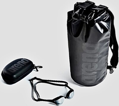 ARENA COBRA ULTRA SWIPE SET Schwimmbrille+Brillenetui+DryBag (3-teiliges Bundle)