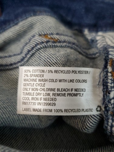 Ava & Viv Shorts Women's Size 22W Denim High Rise Stretch Midi No Gap - Bild 11 von 12