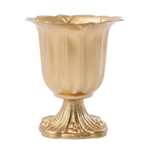10 Pcs Metal Golden Trumpet Vase Elegant Wedding Centerpieces Vases Party Decor - Picture 6 of 11