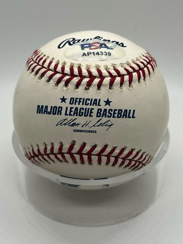Mike Piazza Dodgers Mets Signed Autograph OMLB Baseball PSA DNA *39 - Picture 2 of 2