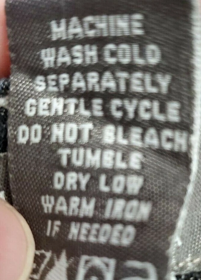 Pantalones de mezclilla capri para mujer Motto talla 12 azules Foto 3 de 4