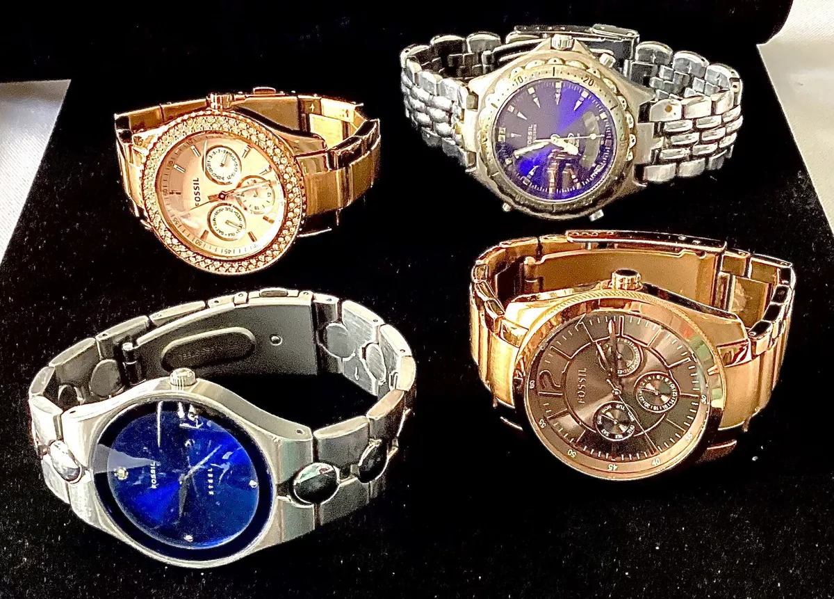 Copper watches fossil sales