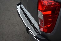 FüR Nissan Navara NP300 (2015+) Chrom HeckstoßStangen Schutz Scratch Guard