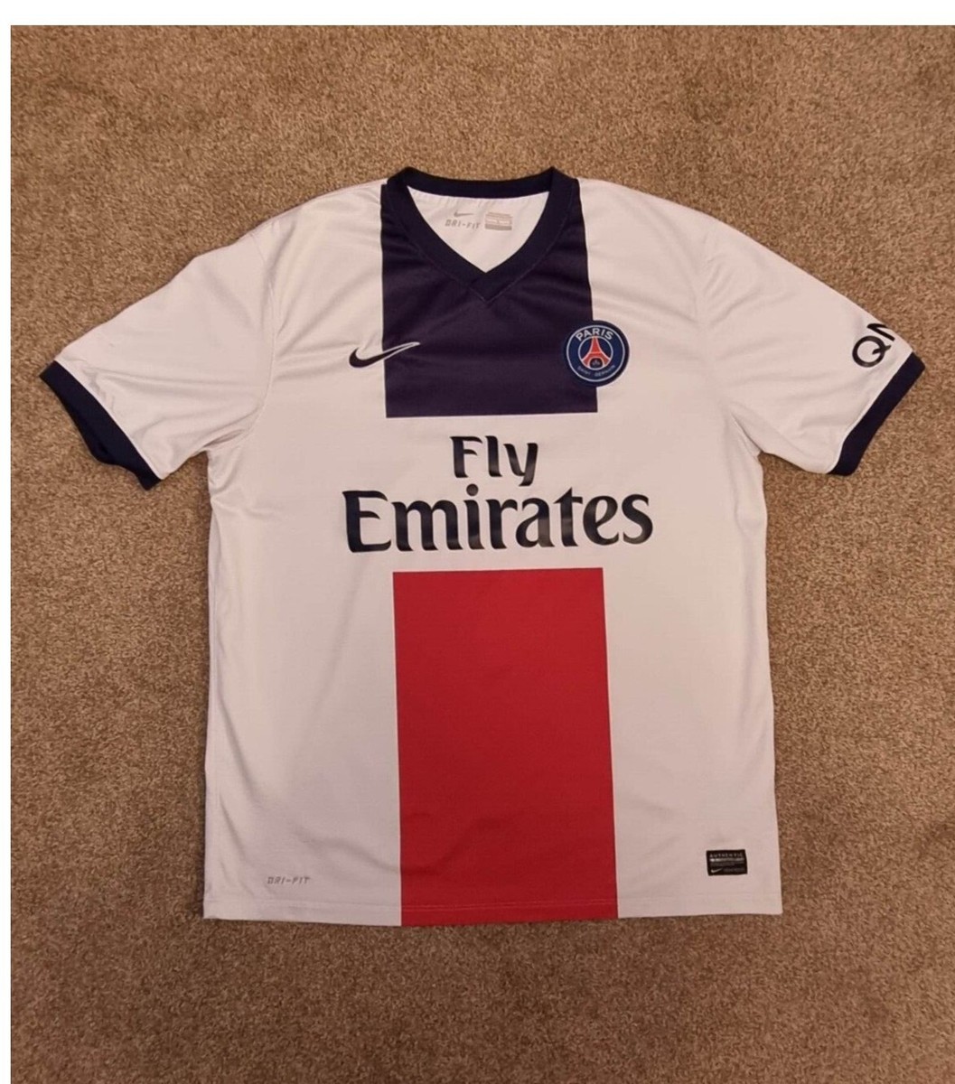 Paris Saint-Germain (PSG) White Away (Nike) Football Shirt