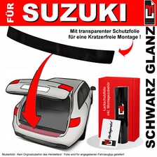 Folie Ladekantenschutz für Suzuki Grand Vitara JT 2005-2015 Schwarz glanz