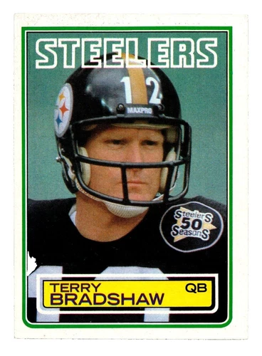 Topps Terry Bradshaw Football Sports Trading Card Singles