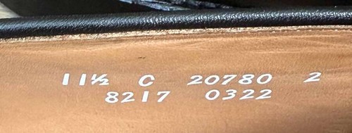 Mocassini/Scarpe Allen Edmonds GRAYSON Uomo 11.5 C Nero Made in USA NUOVI SENZA SCATOLA - Foto 7 di 7