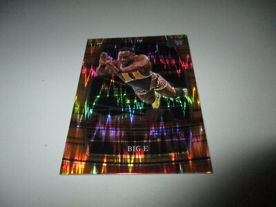Big E 2022 Panini Select Concourse WWE Orange Flash Prizm #63