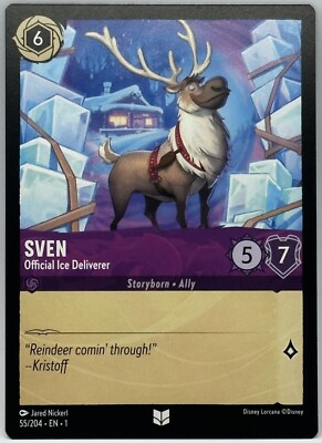 Disney Lorcana First Chapter Sven 55/204 - Uncommon Base