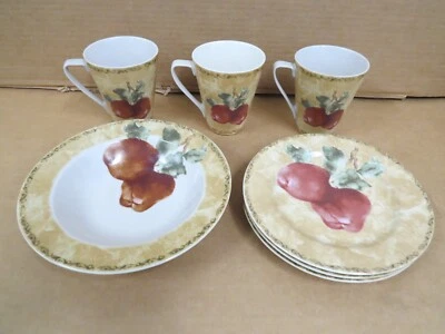 Cheri Blum 222 Fifth Cortland Apples Assorted Tableware