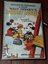 Porte Clé Keychain affiche new York vintage Mickey Disney Schlüssel corner Paris