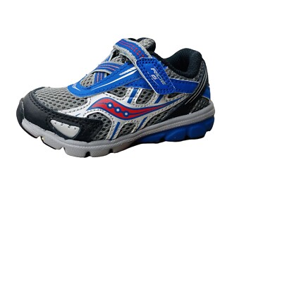 Saucony RIDE Baby Boys Shoes toddler Size M Blue/Gray New