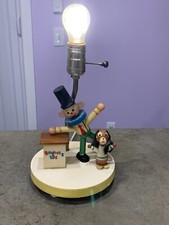 Vintage Clown Nursery Lamp No Balloons Working Collectible 1960s