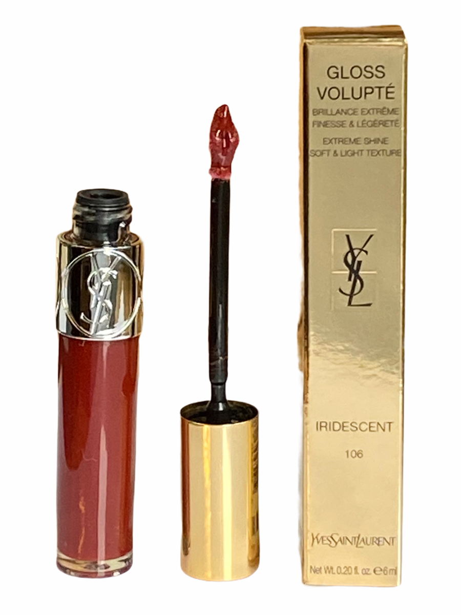 Iridescent Gloss Volupte YSL Yves Saint Laurent 106 Cuir Grenat 6ml Lip  Gloss