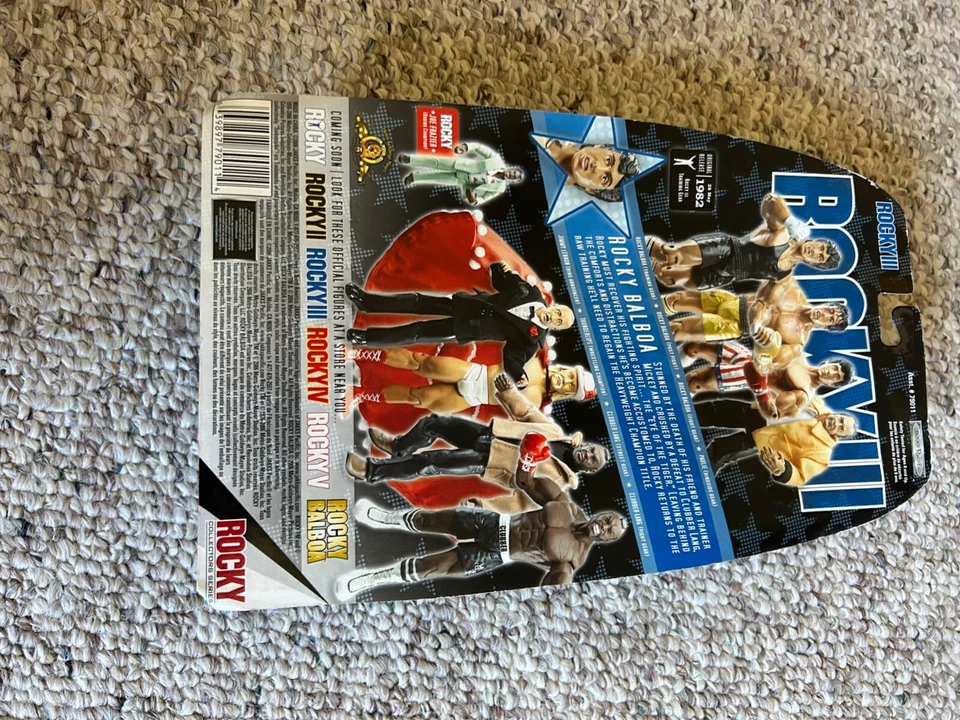 Figura Rocky III Rocky Balboa vs Clubber Lang (REVANCHA) Jakks Pacific Nueva RARA Foto 2 de 3