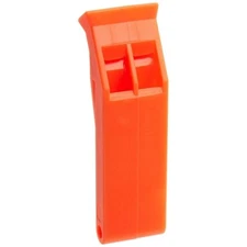 Plastic Floating Whistle Orange Emergency Survival Boat Clip-on