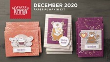 Stampin Up PAPER PUMPKIN December 2020 Beary Comforting Brand New UNOPENED